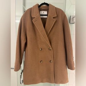 BABATON Slouch Coat Short, Cocoa Sand Sable Cacao, 3